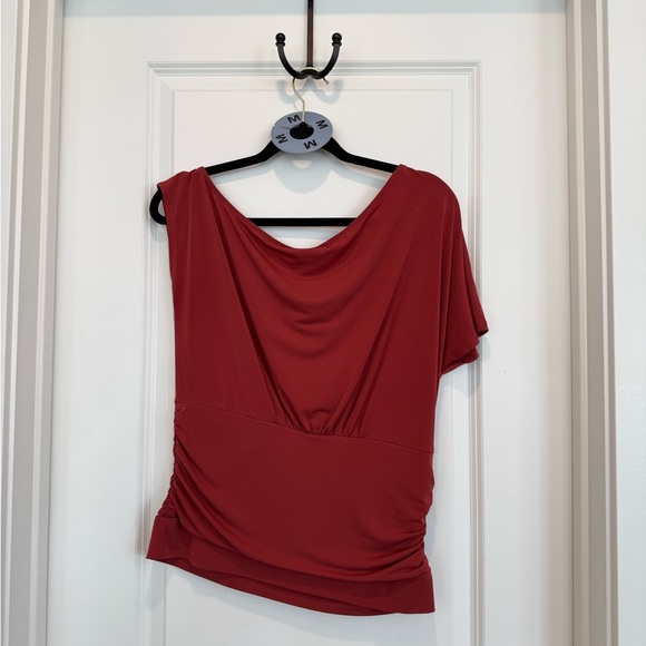 Red Ruched Top - Picture 3 of 3